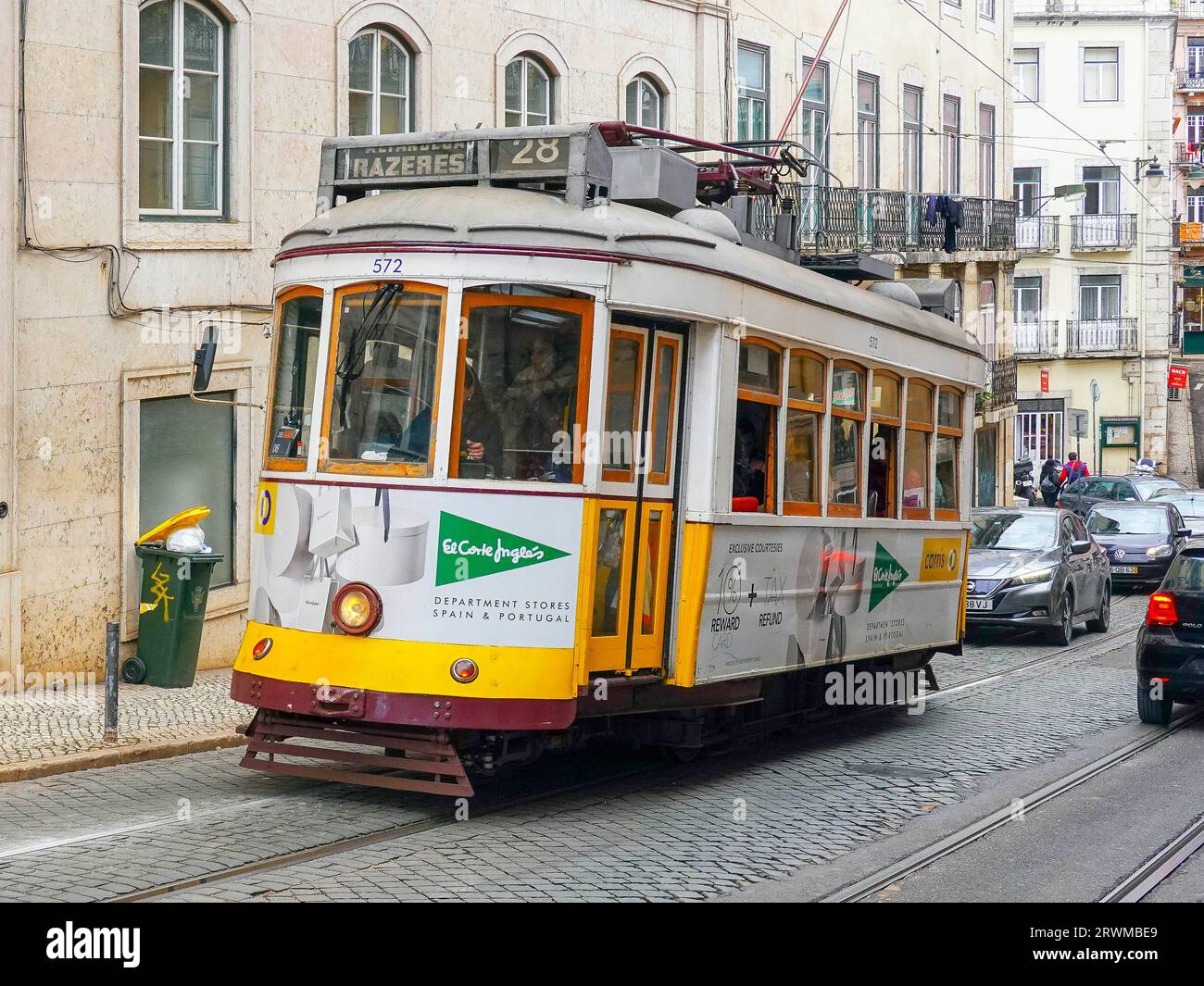 Grip 2125 - Trambino Tramway/Trolley Jaune avec personnage