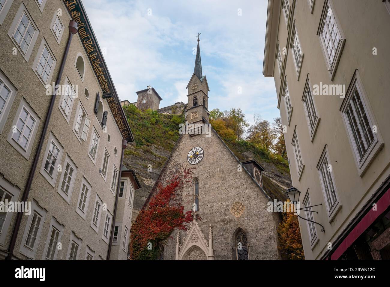 St. Église Blaise - Salzbourg, Autriche Banque D'Images