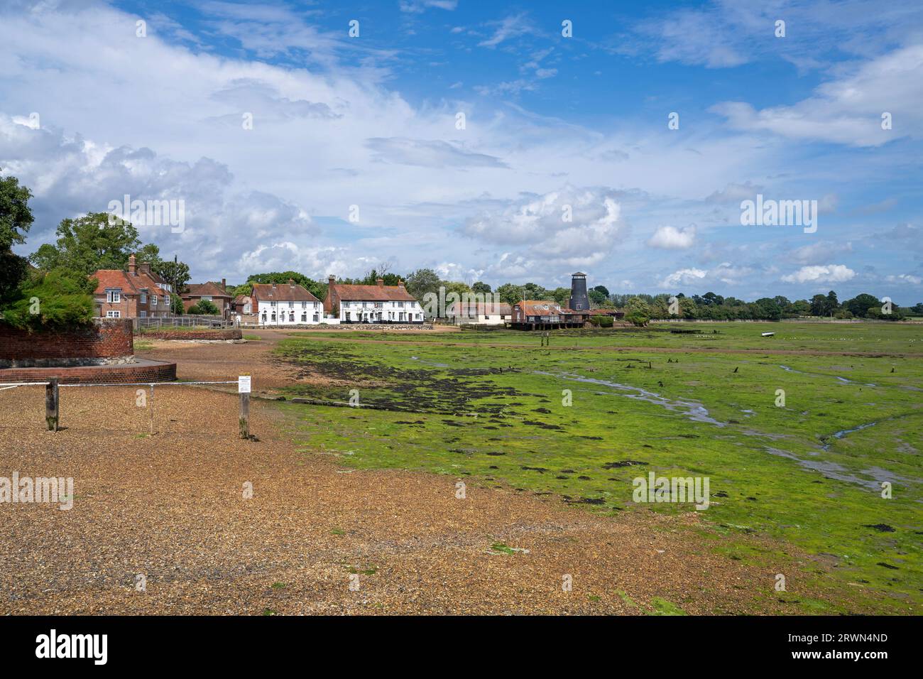 Langstone Quay, Chichester Harbour on the Solent, Hampshire, Angleterre, Royaume-Uni Banque D'Images