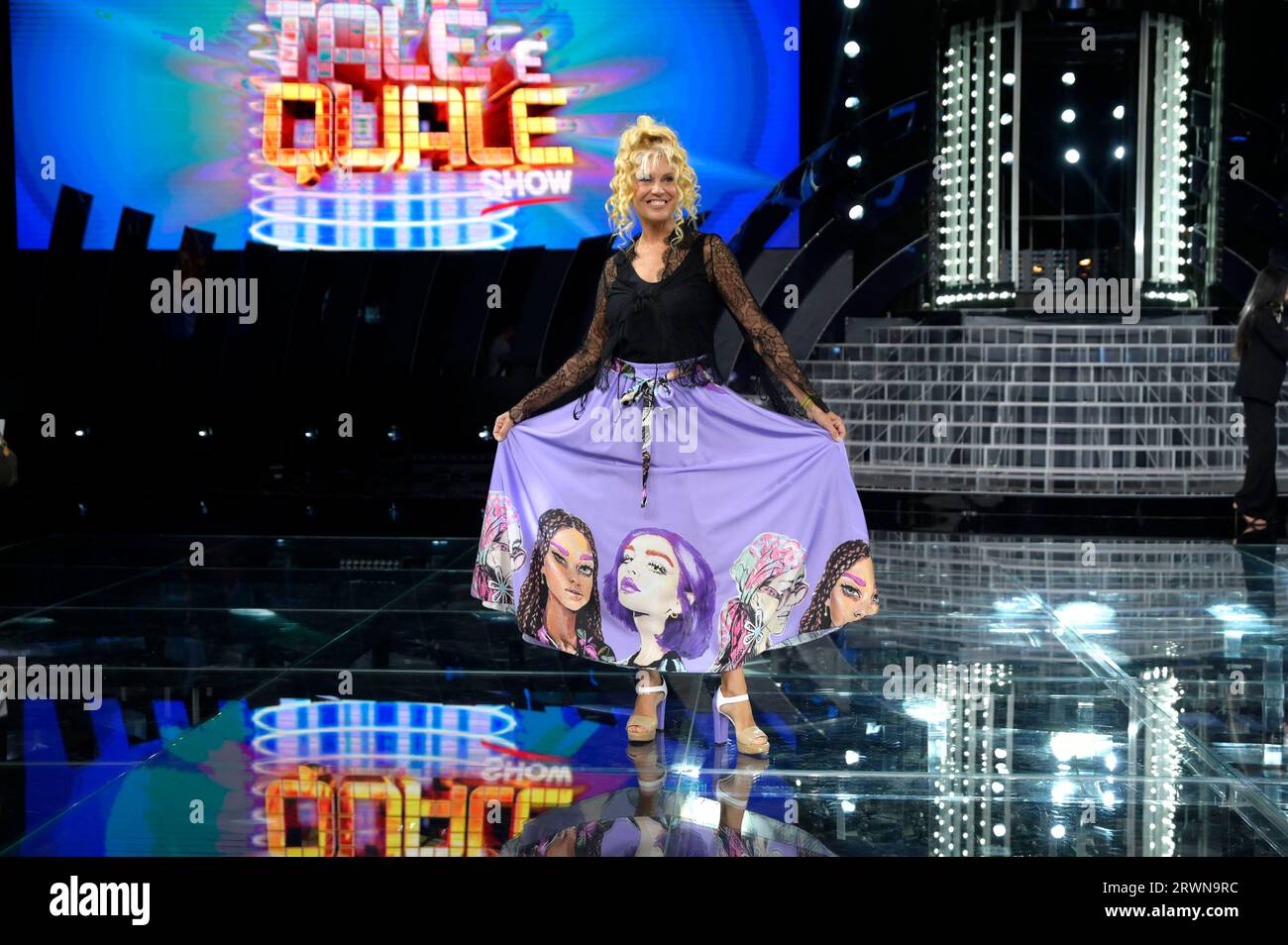 Maria Teresa Ruta beim Photocall zur Rai TV-Show 'Tale e Quale Show 2023' dans den Fabrizio Frizzi Studios. ROM, 20.09.2023 Banque D'Images