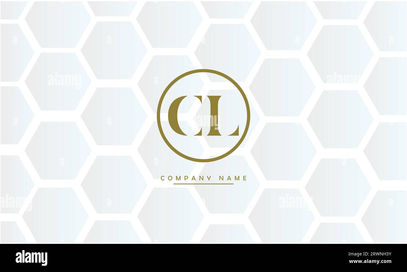 CL, LC lettres abstraites logo Monogramme Illustration de Vecteur