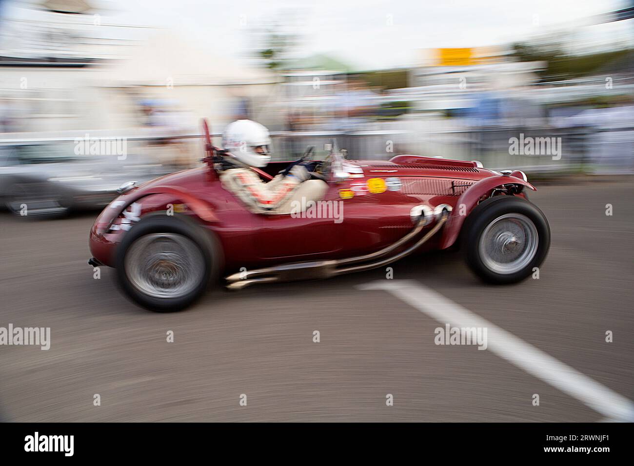 Monoplace voiture de course dans le Freddie March Memorial Trophy à la Goodwood Revival Meeting 8 septembre 2023 à Chichester, Angleterre. ©2023 Copyright mi Banque D'Images