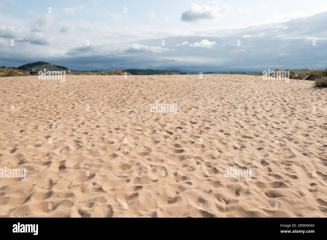 Plage de Liencres, Cantabrie, Espagne Banque D'Images