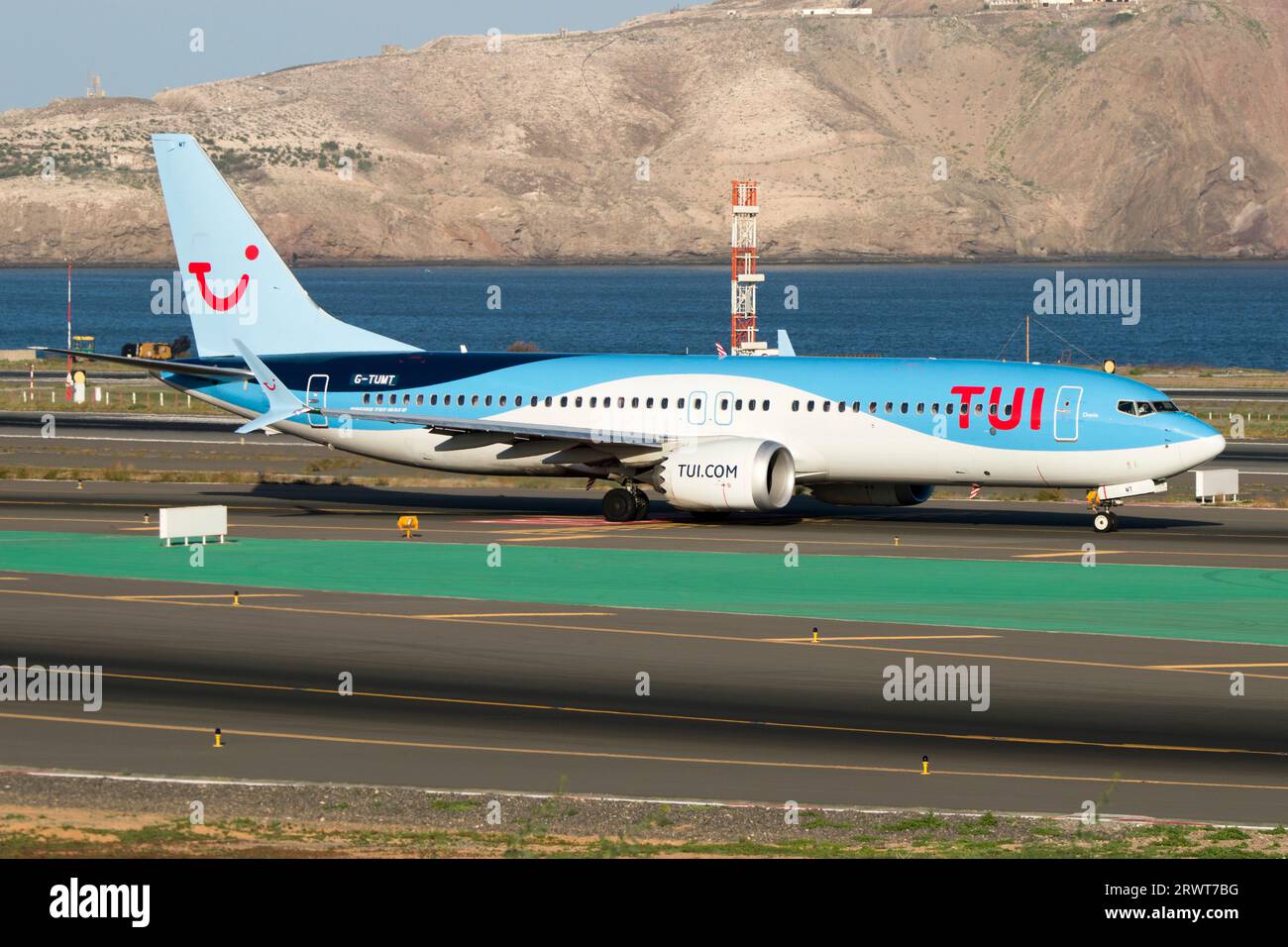 Boeing 737 MAX de TUI Banque D'Images