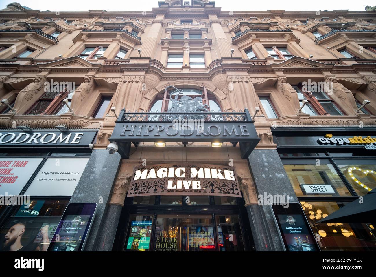 LONDRES - 19 SEPTEMBRE 2023 : spectacle Magic Mike Live à l'Hippodrome, Leicester Square, West End Banque D'Images