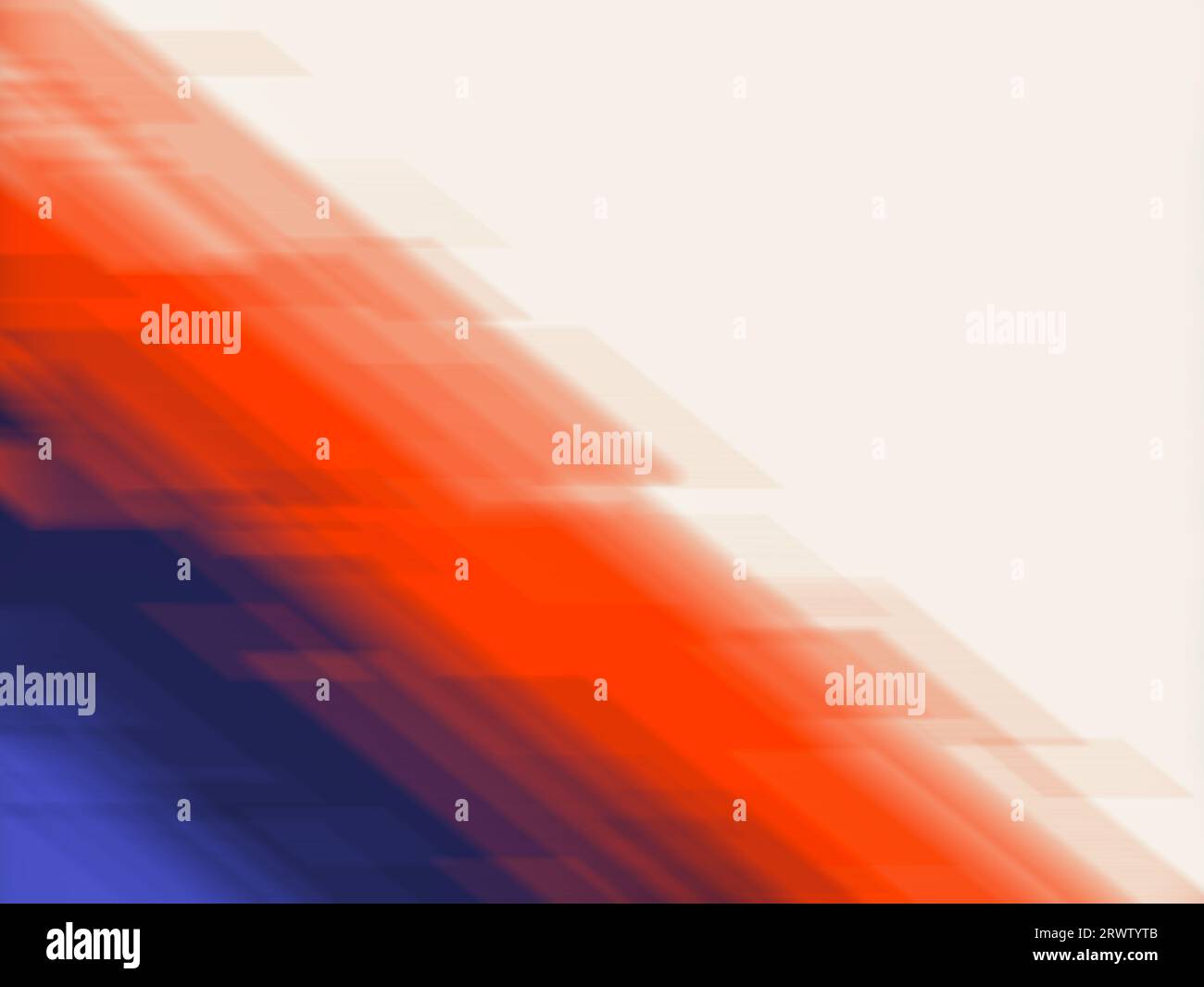 Mouvement abstrait bleu et rouge. Banque D'Images