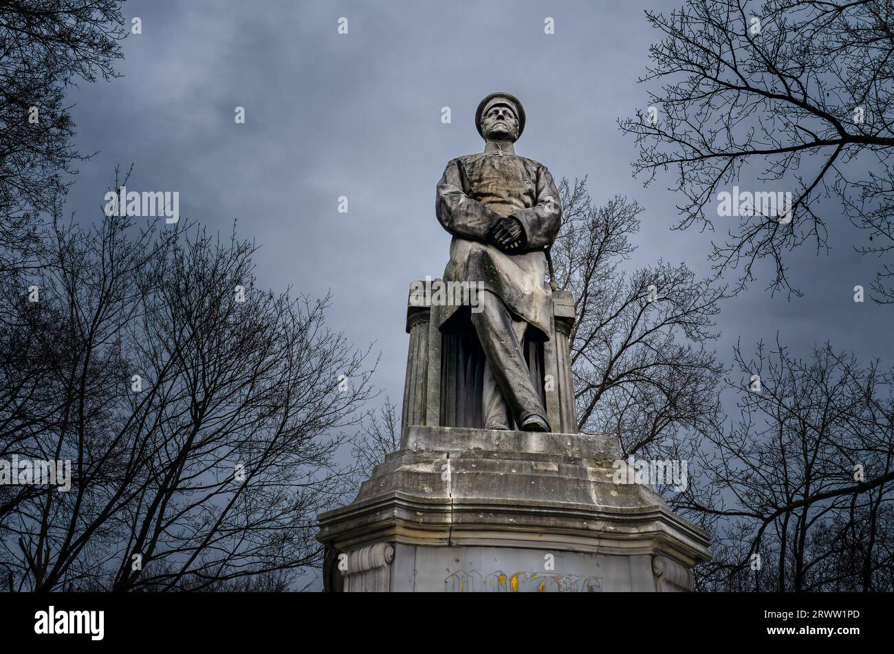 Allemagne - Berlin - Tiergarten (Mitte) : le mémorial du maréchal général 'Helmuth Karl Bernhard Graf von Moltke' Banque D'Images