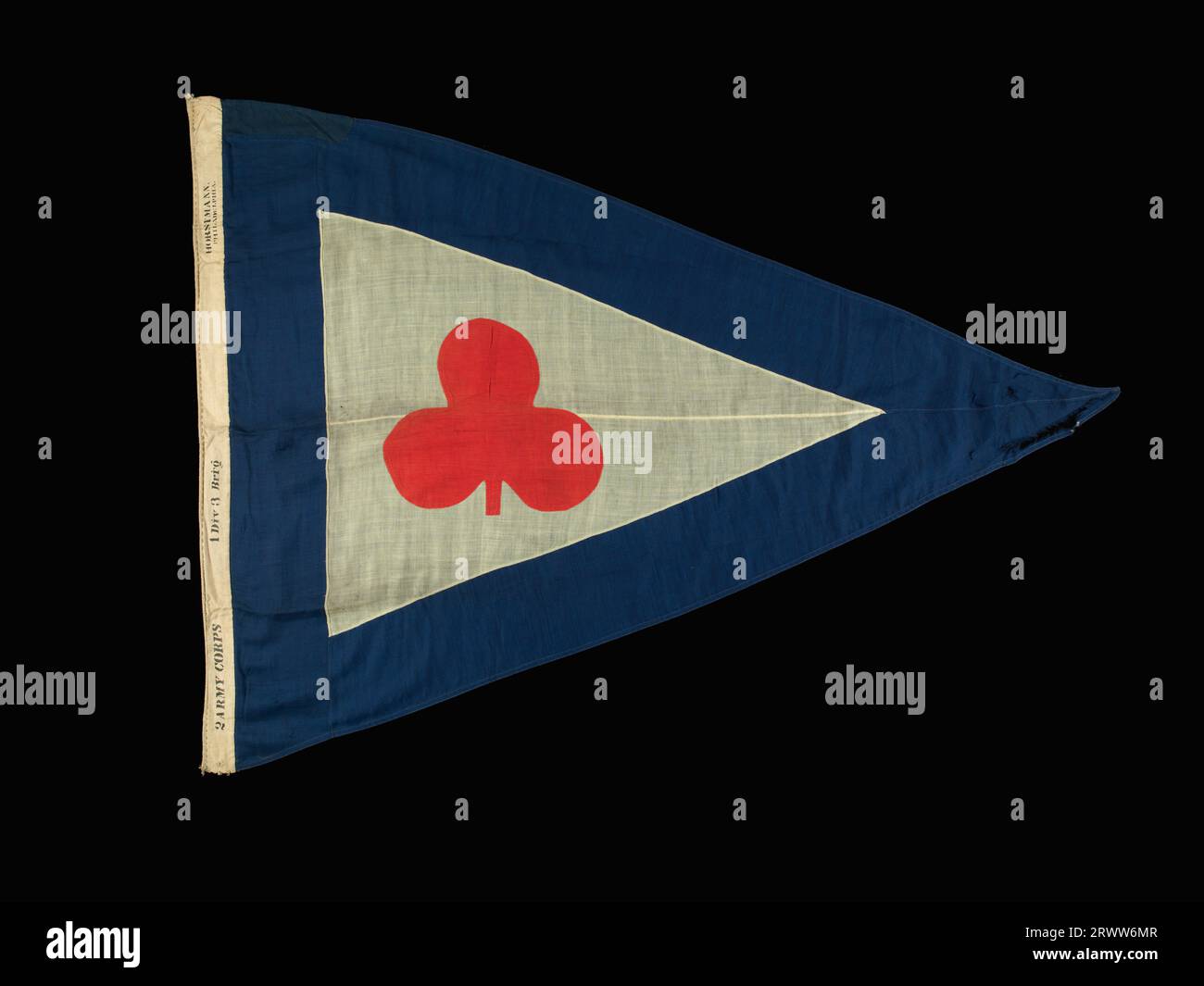 Drapeau de désignation, 3e brigade, 2e division, 2e corps d'armée. AF*25263E. Banque D'Images