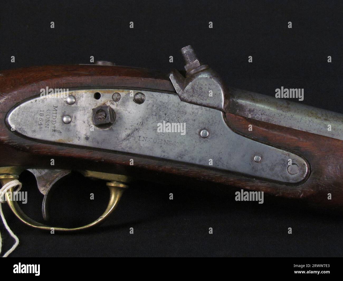 Pistolet à percussion américain modèle 1842. AF*33180. Banque D'Images