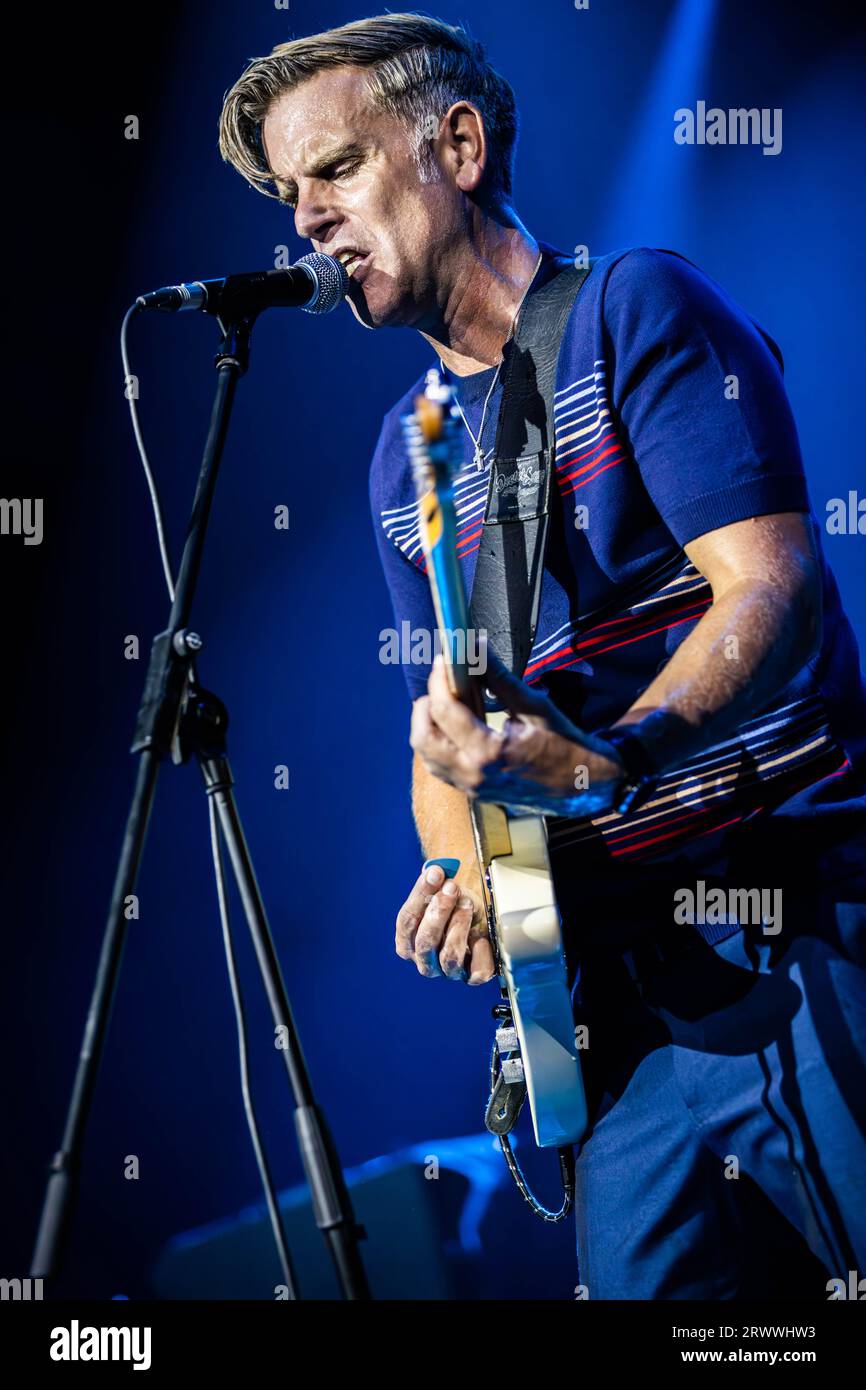 Milan, Italie. 20 septembre 2023. Le groupe anglais STONE FOUNDATION se produit en direct sur scène à Alcatraz en ouvrant le spectacle de Paul Weller. Crédit : Rodolfo Sassano/Alamy Live News Banque D'Images