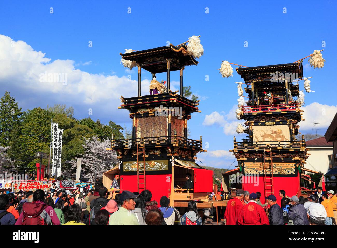 Kurumayama au Festival Inuyama Banque D'Images