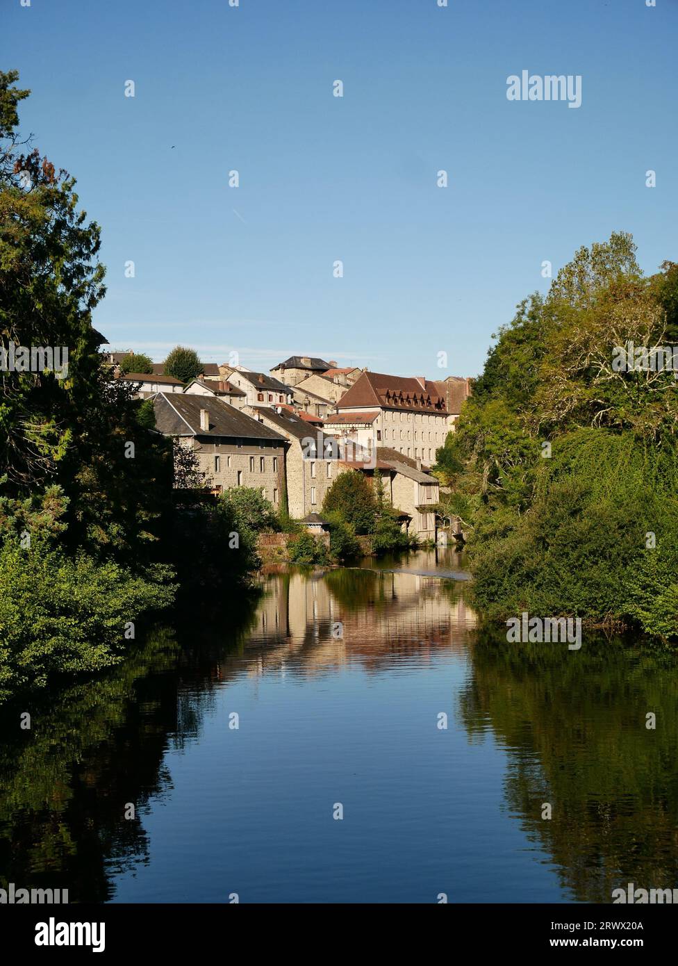 Eymoutiers est une commune française, située dans le département de la haute-Vienne et la région Nouvelle-Aquitaine. Banque D'Images