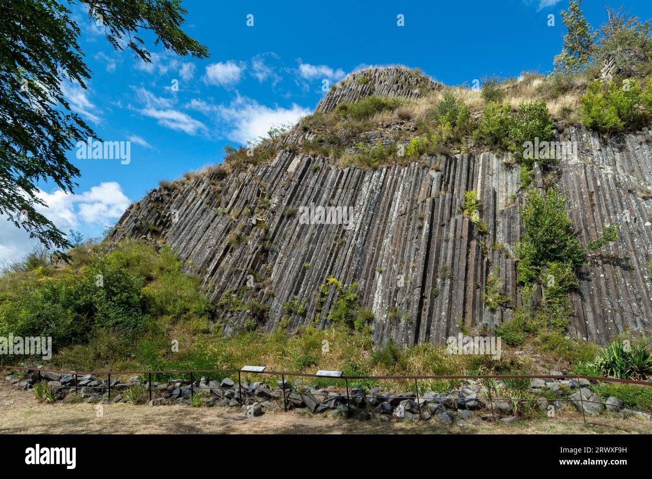 Usson. Organes basaltiques. Département du Puy de Dome. Auvergne-Rhône-Alpes. France Banque D'Images