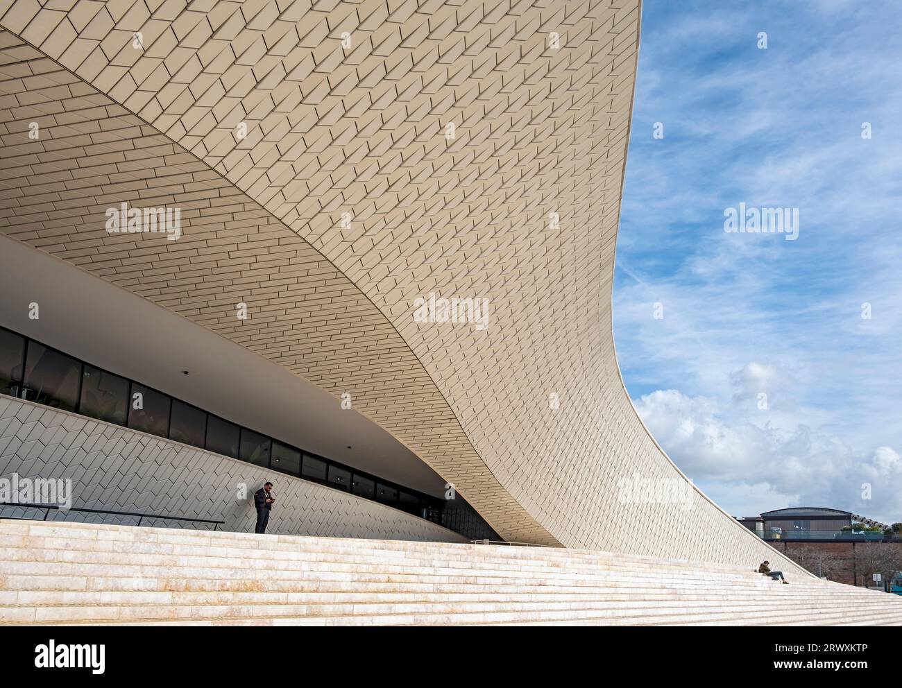 MAAT - Musée d'Art, d'Architecture et de technologie - Bâtiment, Belem, Lisbonne, Portugal Banque D'Images