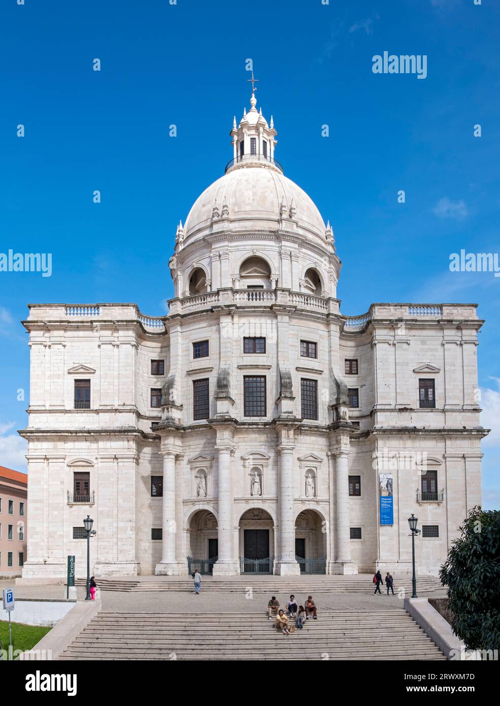 Église Santa Engrácia - Panteão Nacional - Panthéon national, Lisbonne, Portugal Banque D'Images