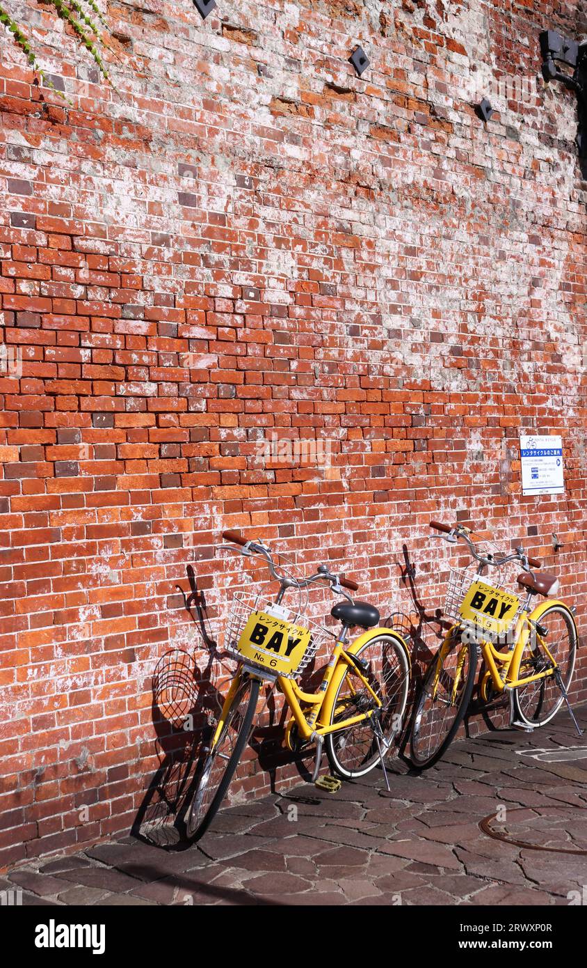 Kanemori Red Brick Warehouse, une attraction touristique dans Hakodate Banque D'Images