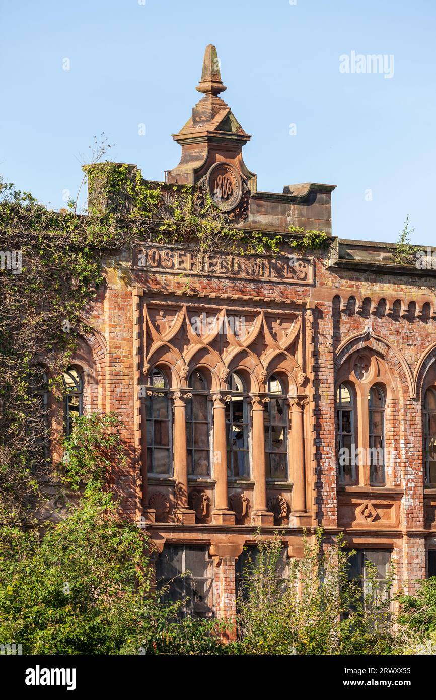 Les bâtiments de Rosefield Mills sont les derniers bâtiments industriels victoriens à grande échelle à Dumfries Banque D'Images