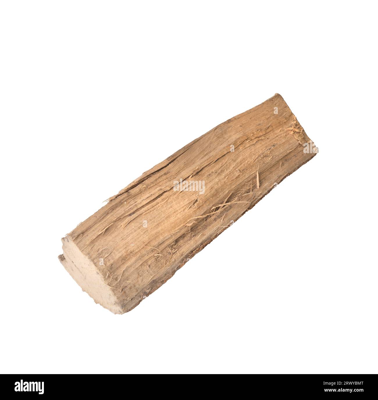 bois de chauffage sur une surface transparente Banque D'Images