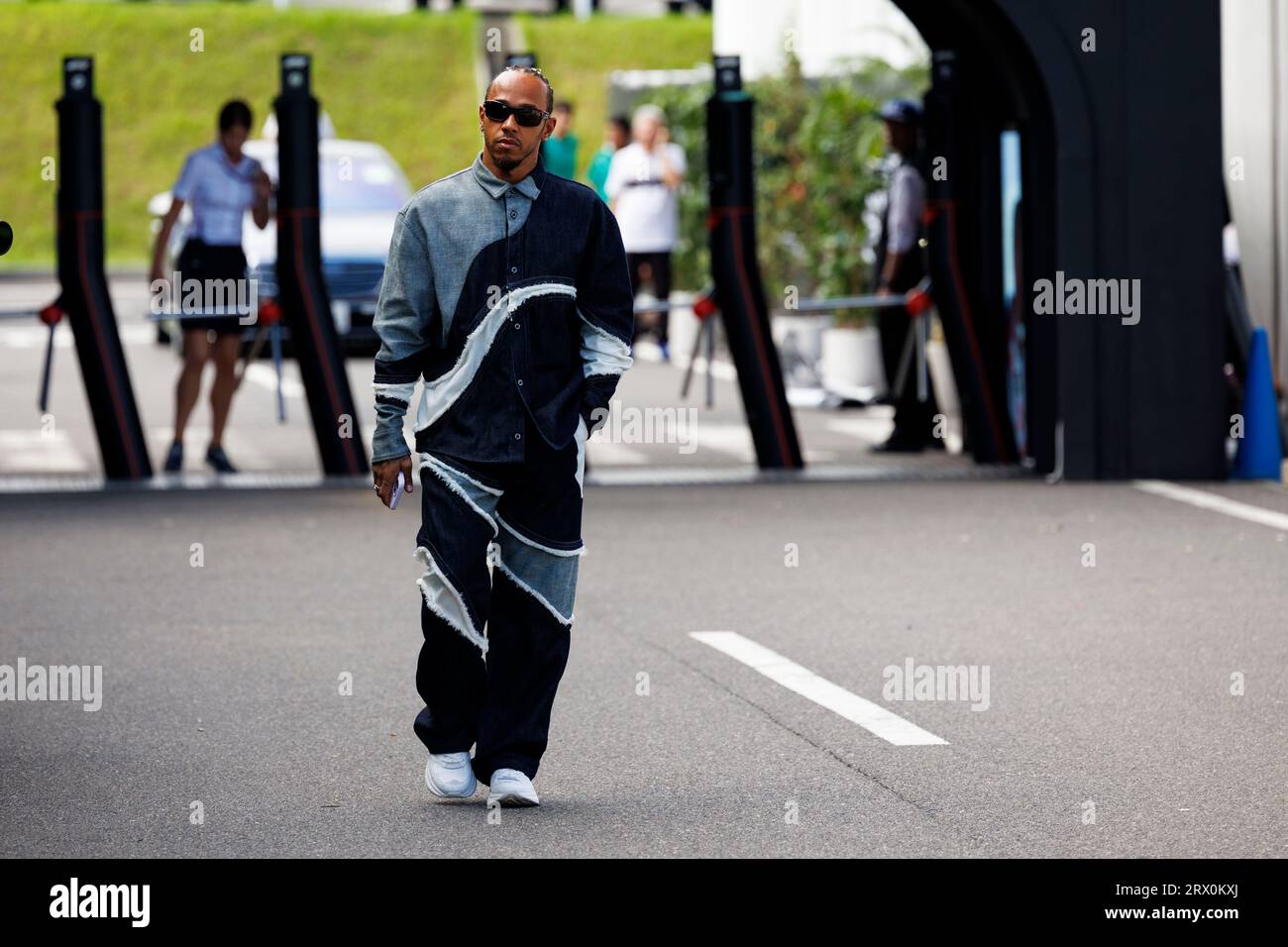 Circuit de Suzuka, Suzuka, Japon. 22 septembre 2023. 2023 Formule 1 Lenovo Japanese Grand Prix ; Free Practice Day ; Numéro 44 Mercedes AMG Petronas pilote Lewis Hamilton crédit : action plus Sports / Alamy Live News Banque D'Images