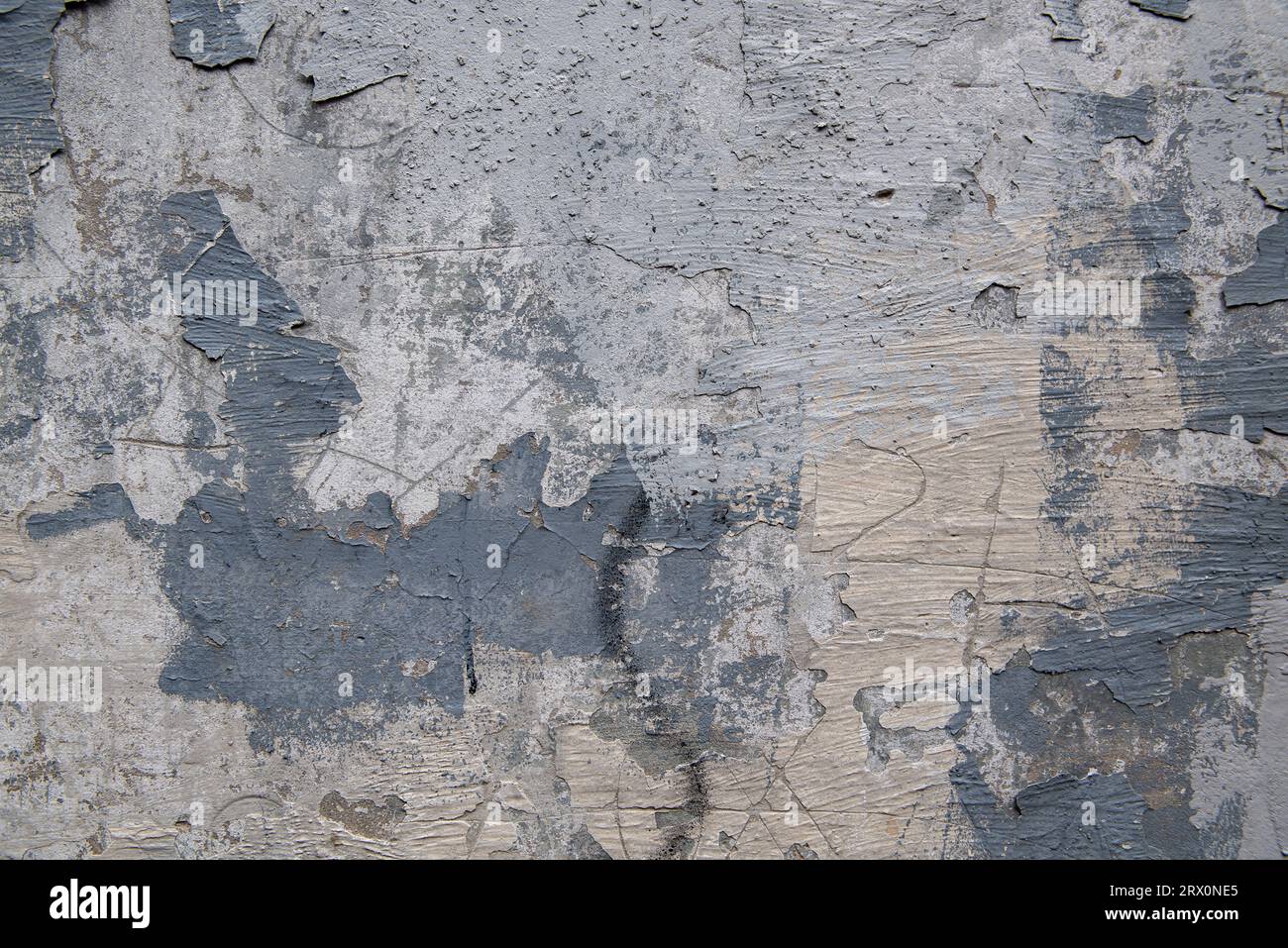 Mur texturé dans le style vintage. Texture bleue et brune. Banque D'Images