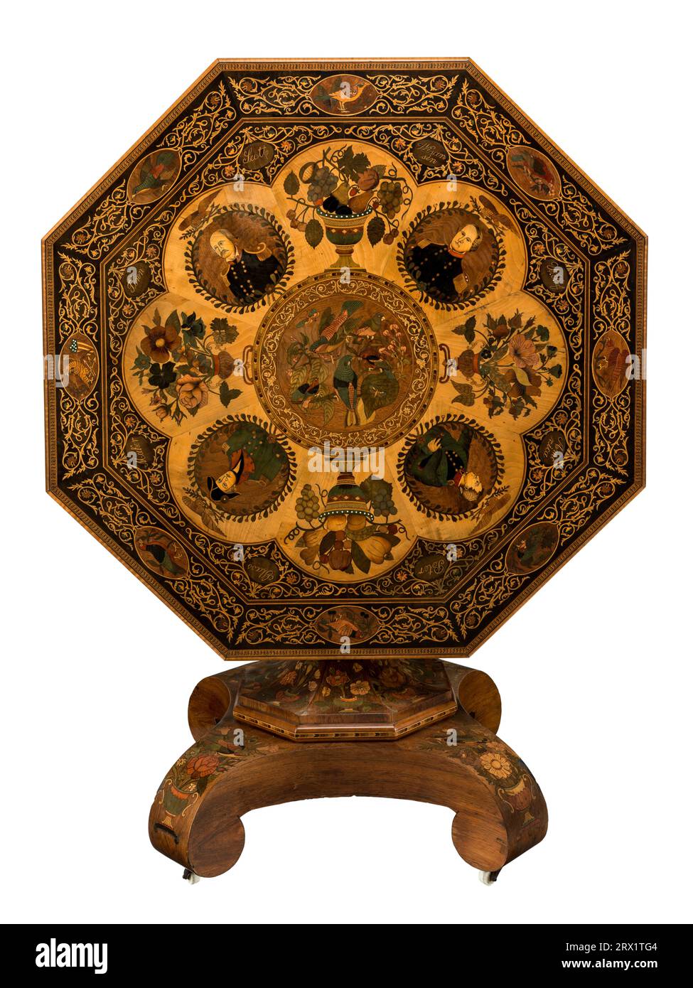 Table, inclinable, fabriquée par Peter Glass, 1868. DL*281476.0047. Banque D'Images