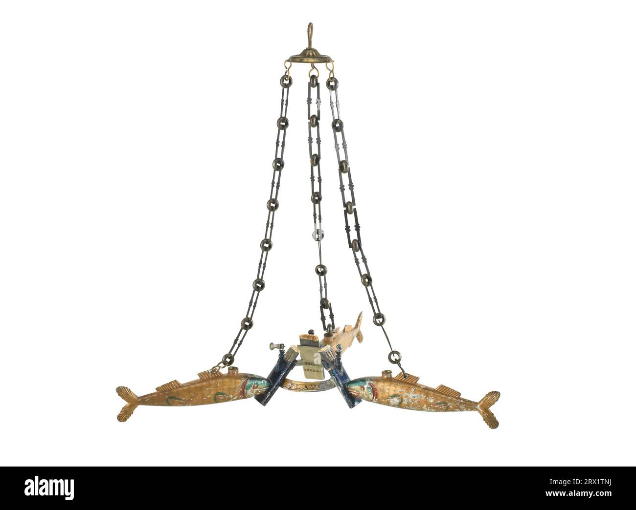 Modèle de brevet. Lampe suspendue, Platt, 1836, brevet no. 42. DL*332316. Banque D'Images