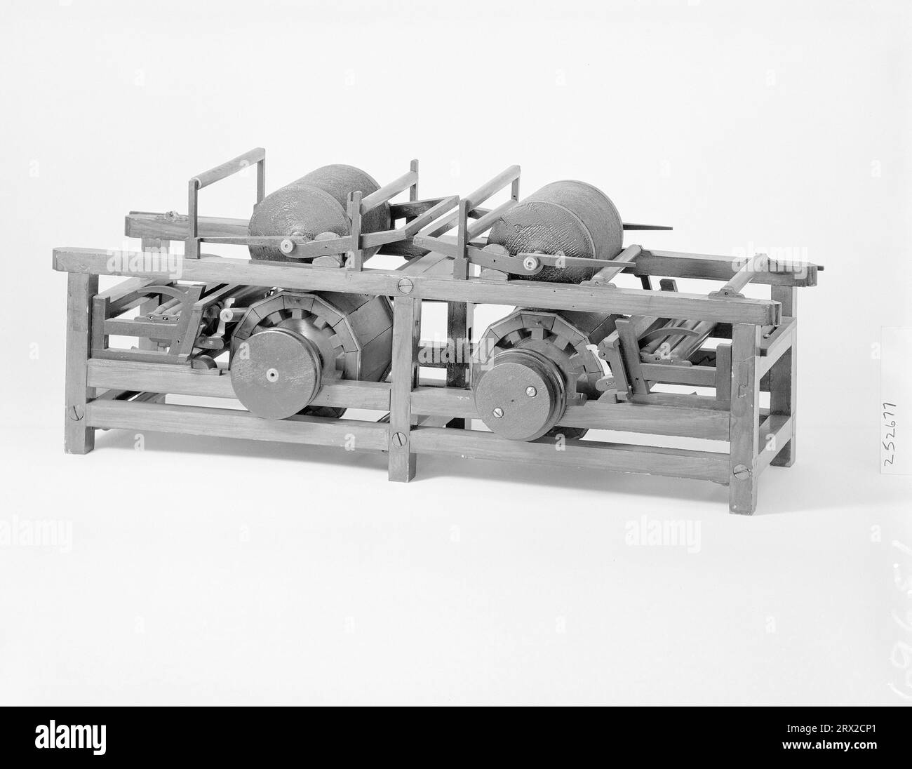 Modèle de brevet. Presse rotative de perfectionnement de bande, français, brevet no. 468, de 4' x 5' bwn. GA*11026. Banque D'Images
