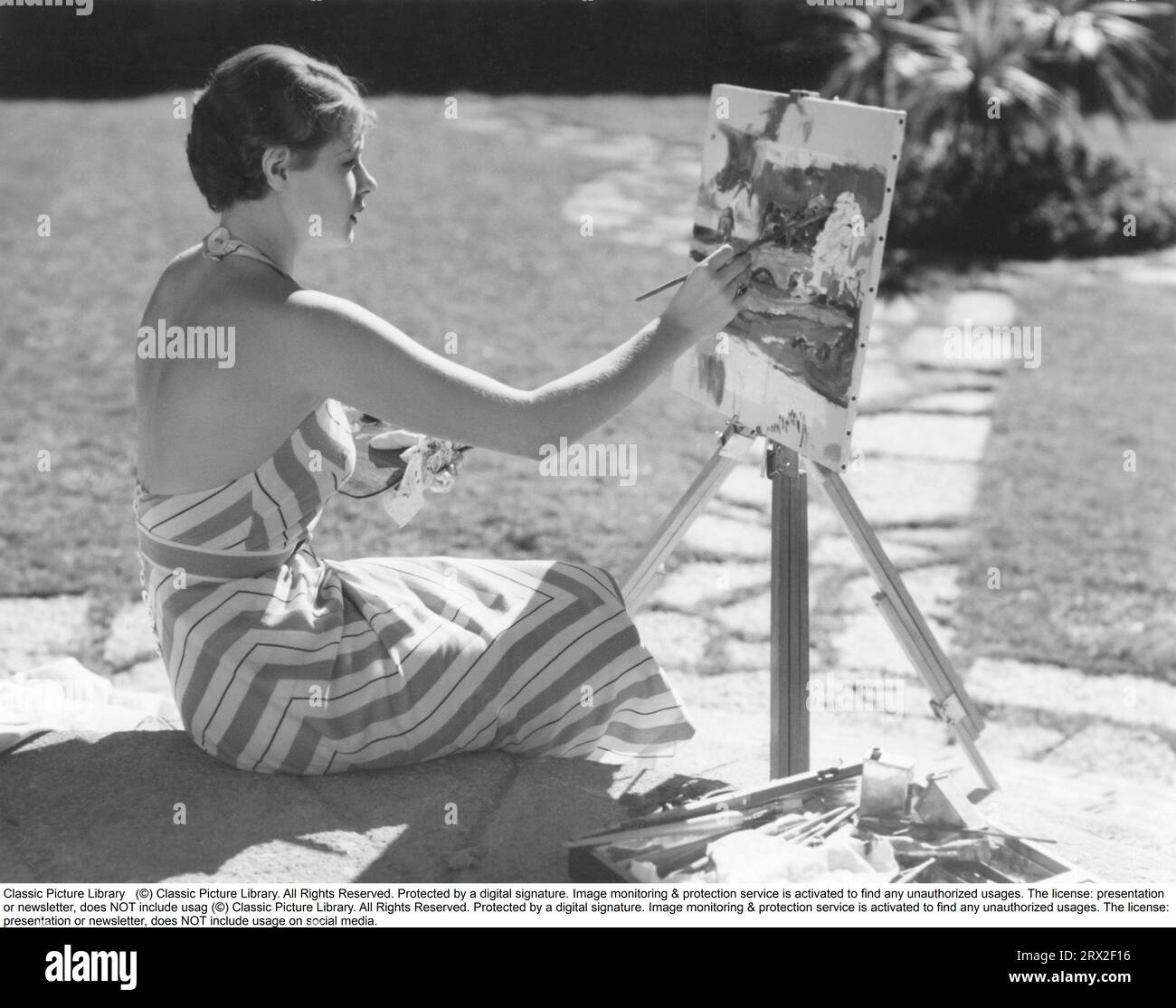 Actrice suédoise Ingrid Bergman, 1915-1982. Photographié en lien avec sa participation au film på Solsidan. Elle joue le rôle de la caissière Eva Bergh. Le film a été présenté en Suède le 3 février 1936 Banque D'Images