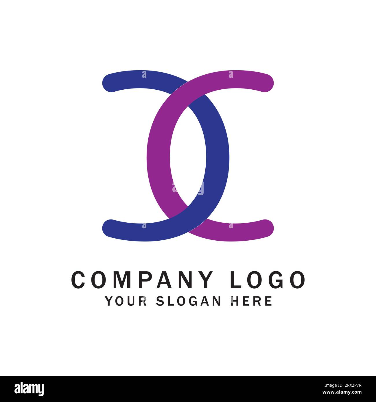 COMME logo avec format vectorized Illustration de Vecteur