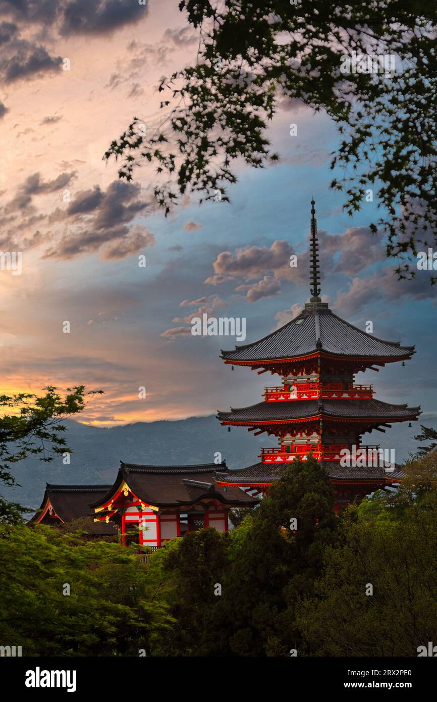 Kyoto Shrine Banque D'Images
