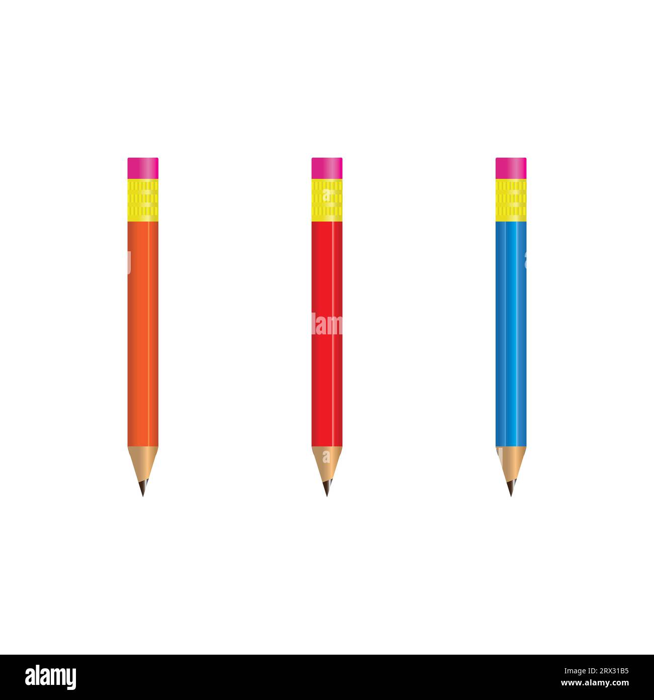 vecteur crayon avec format vectorisé Illustration de Vecteur