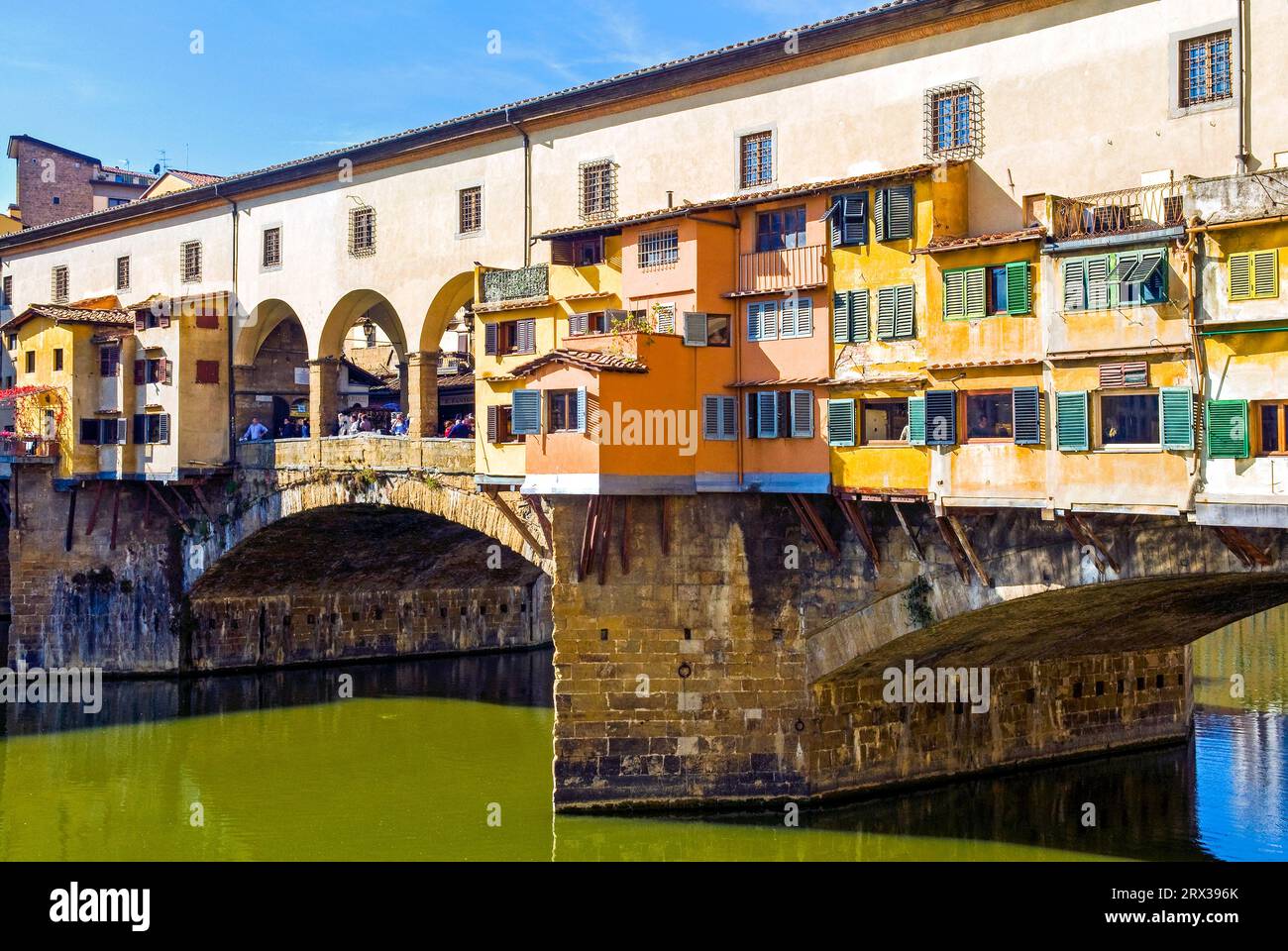 Ponte Vecchio, Florence, Toscane, Italie, Europe Banque D'Images