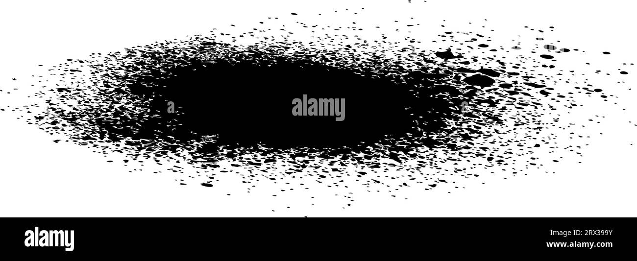 Pistolet de pulvérisation d'aérographe pulvérisé de peinture d'éclaboussure, peinture de logo de modèle Illustration de Vecteur