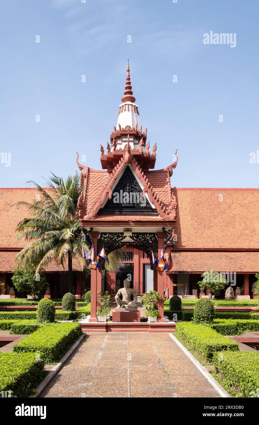 Musée national de CAMBODGE, Phnom Penh, Cambodge Banque D'Images