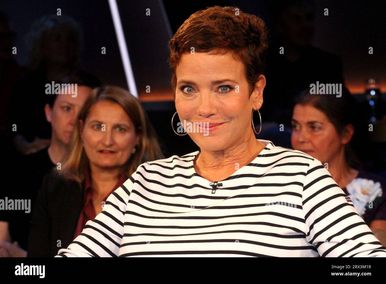 Muriel Baumeister lors du NDR Talk Show aux studios NDR le 22 septembre 2023 à Hambourg, Allemagne Banque D'Images