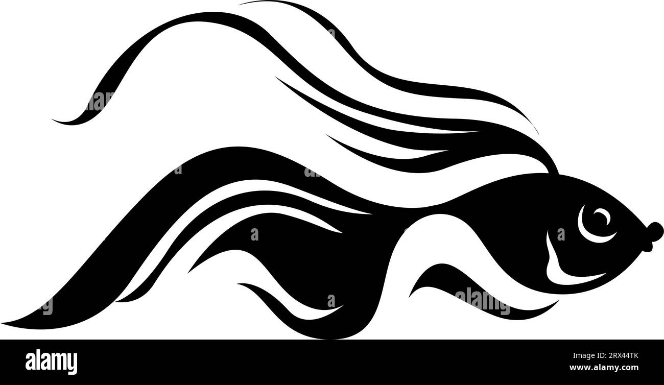 Tatouage de poisson koi, illustration de tatouage, vecteur sur un fond blanc. Illustration de Vecteur