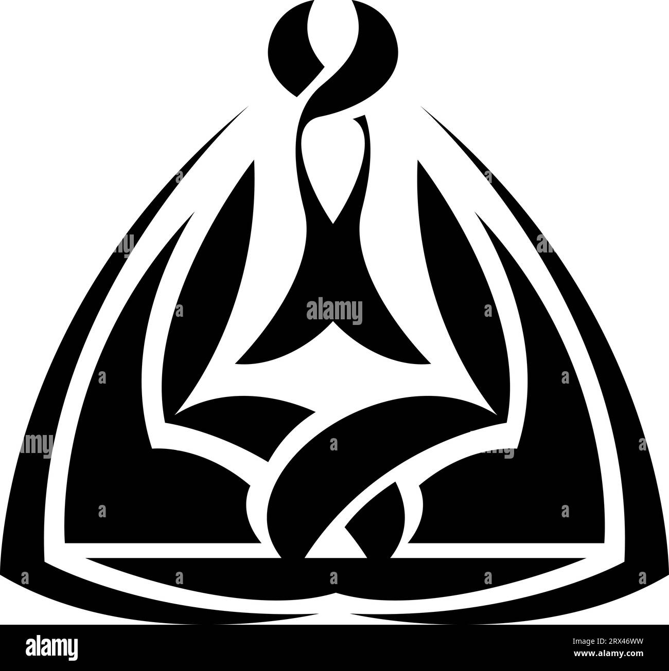 Tatouage triangle noir, illustration de tatouage, vecteur sur fond blanc. Illustration de Vecteur