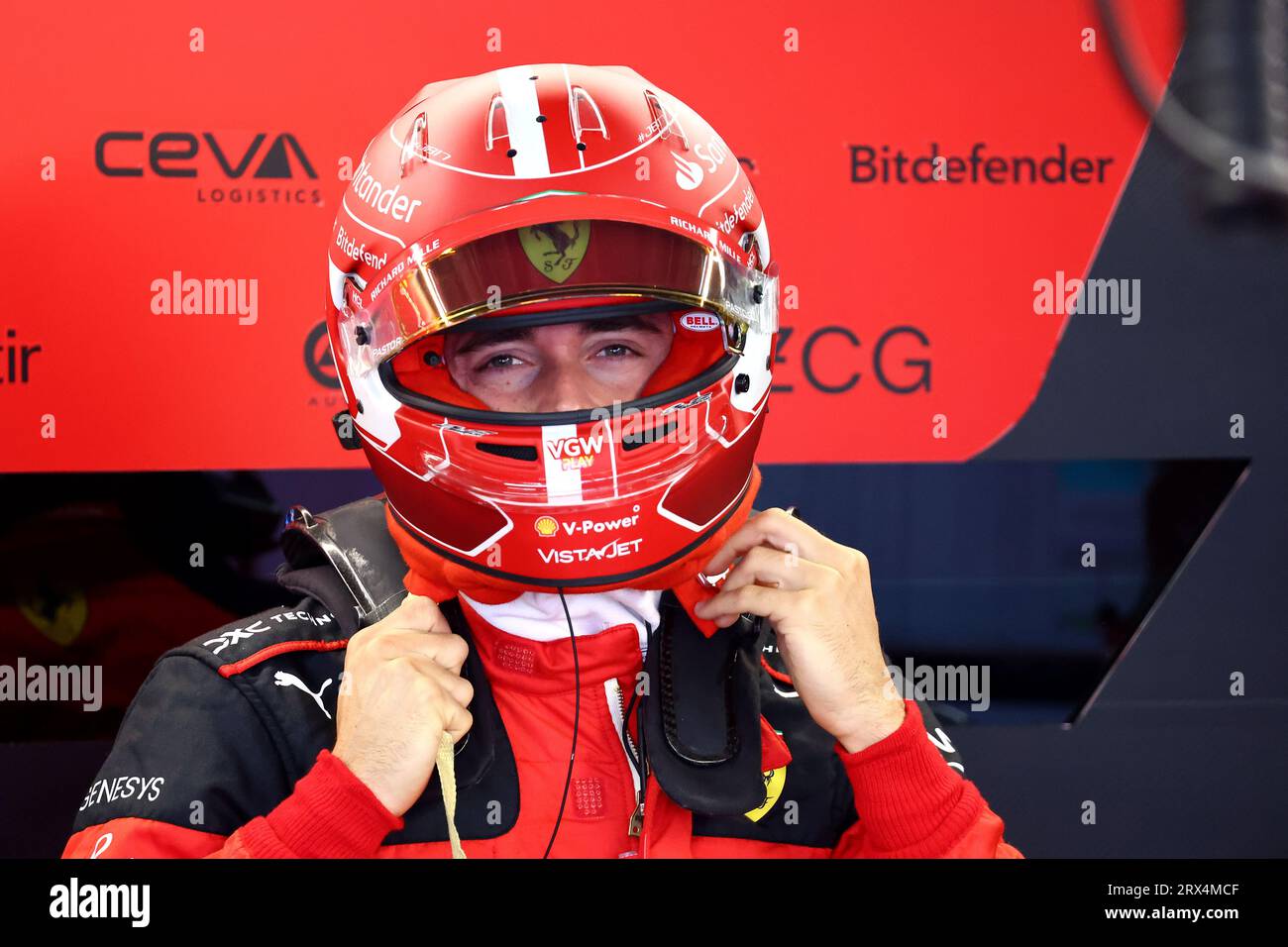 Suzuka, Japon. 23 septembre 2023. Charles Leclerc (mon) Ferrari. 23.09.2023. Formula 1 World Championship, Rd 17, Grand Prix du Japon, Suzuka, Japon, jour de qualification. Le crédit photo doit se lire : XPB/Press Association Images. Crédit : XPB Images Ltd/Alamy Live News Banque D'Images