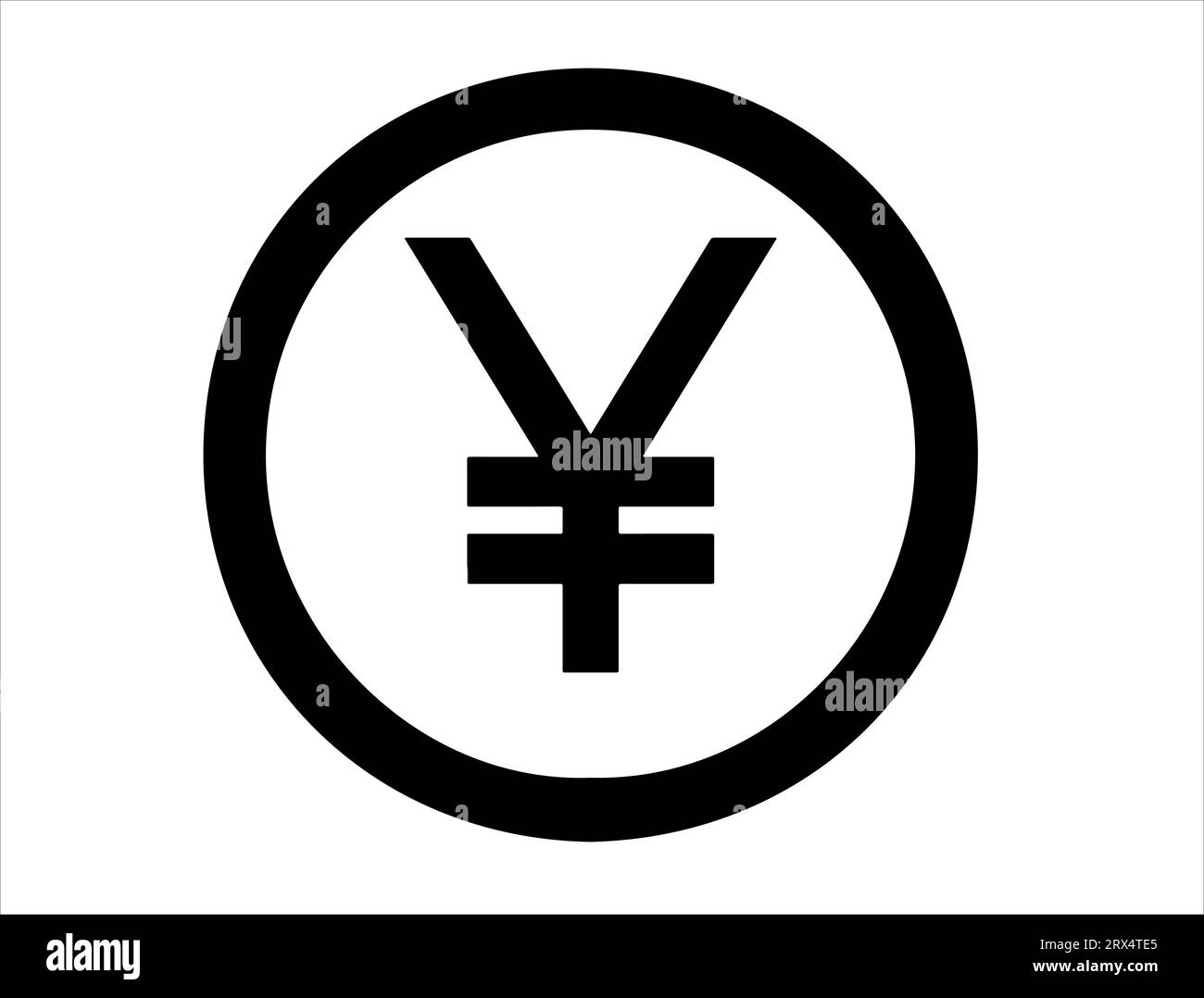 Art vectoriel de signe de devise de yen japonais Illustration de Vecteur
