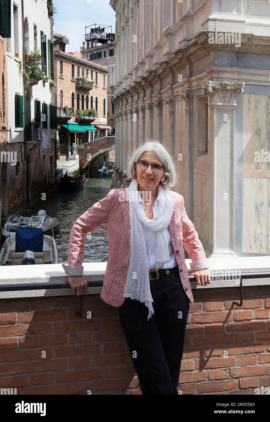 Donna Leon à Venise, Italie Banque D'Images