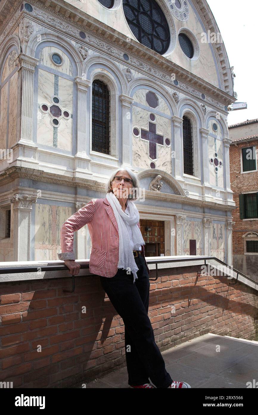 Donna Leon à Venise, Italie Banque D'Images