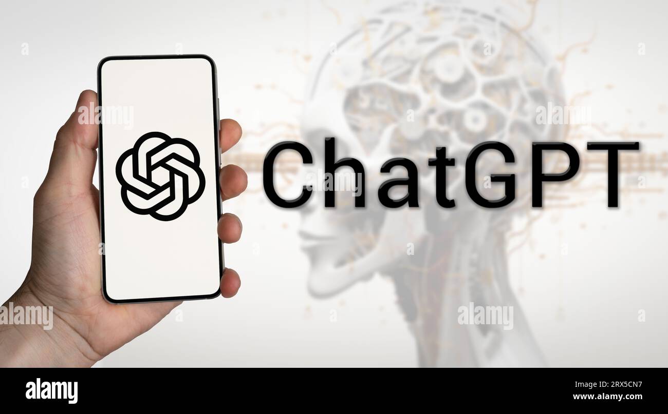 ChatGPT - technologie OpenAI pour l'intelligence artificielle Banque D'Images