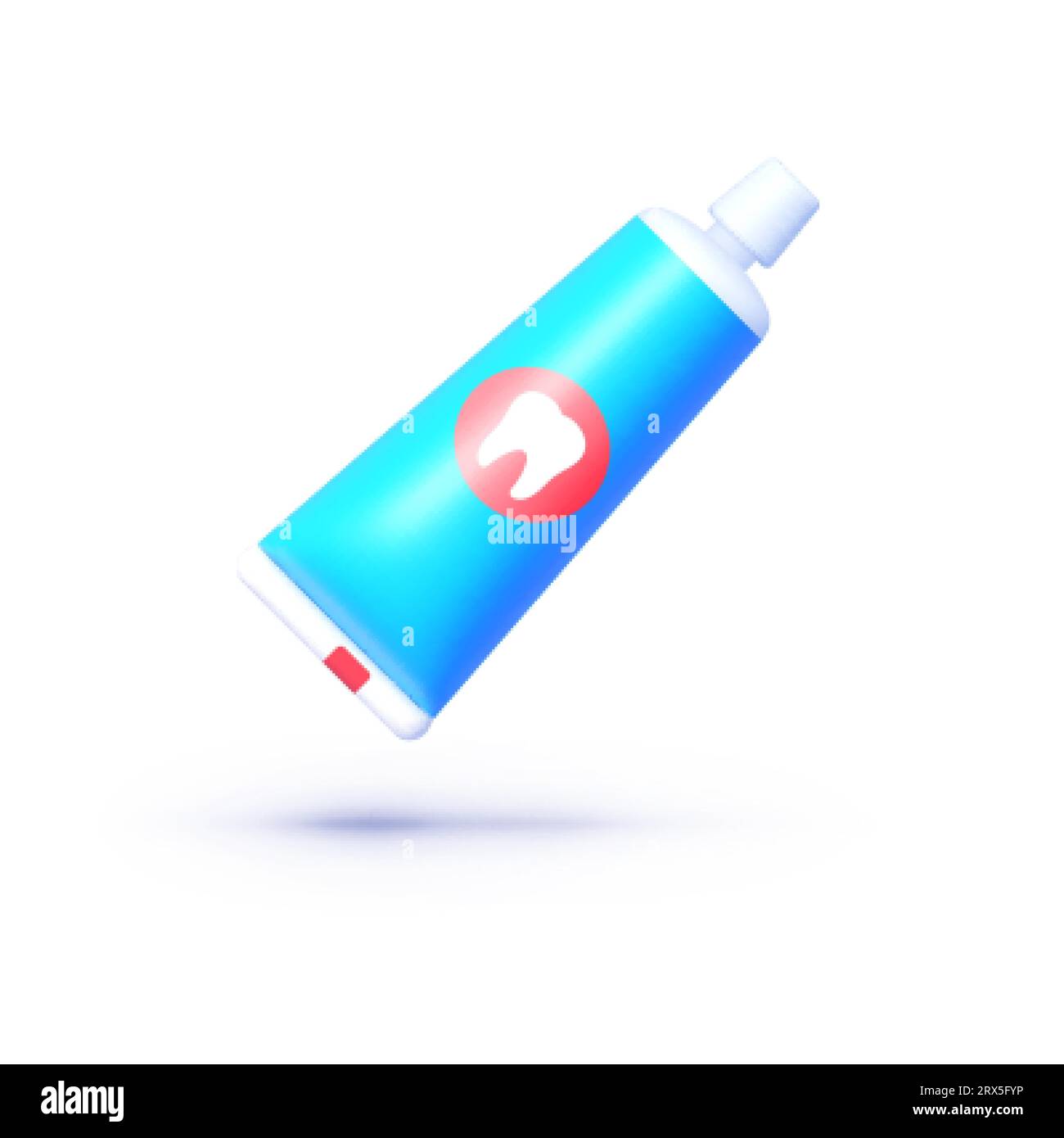 Dentifrice 3d, grande conception pour tous les buts. Elément de conception. Illustration vectorielle d'affiche de modèle Illustration de Vecteur