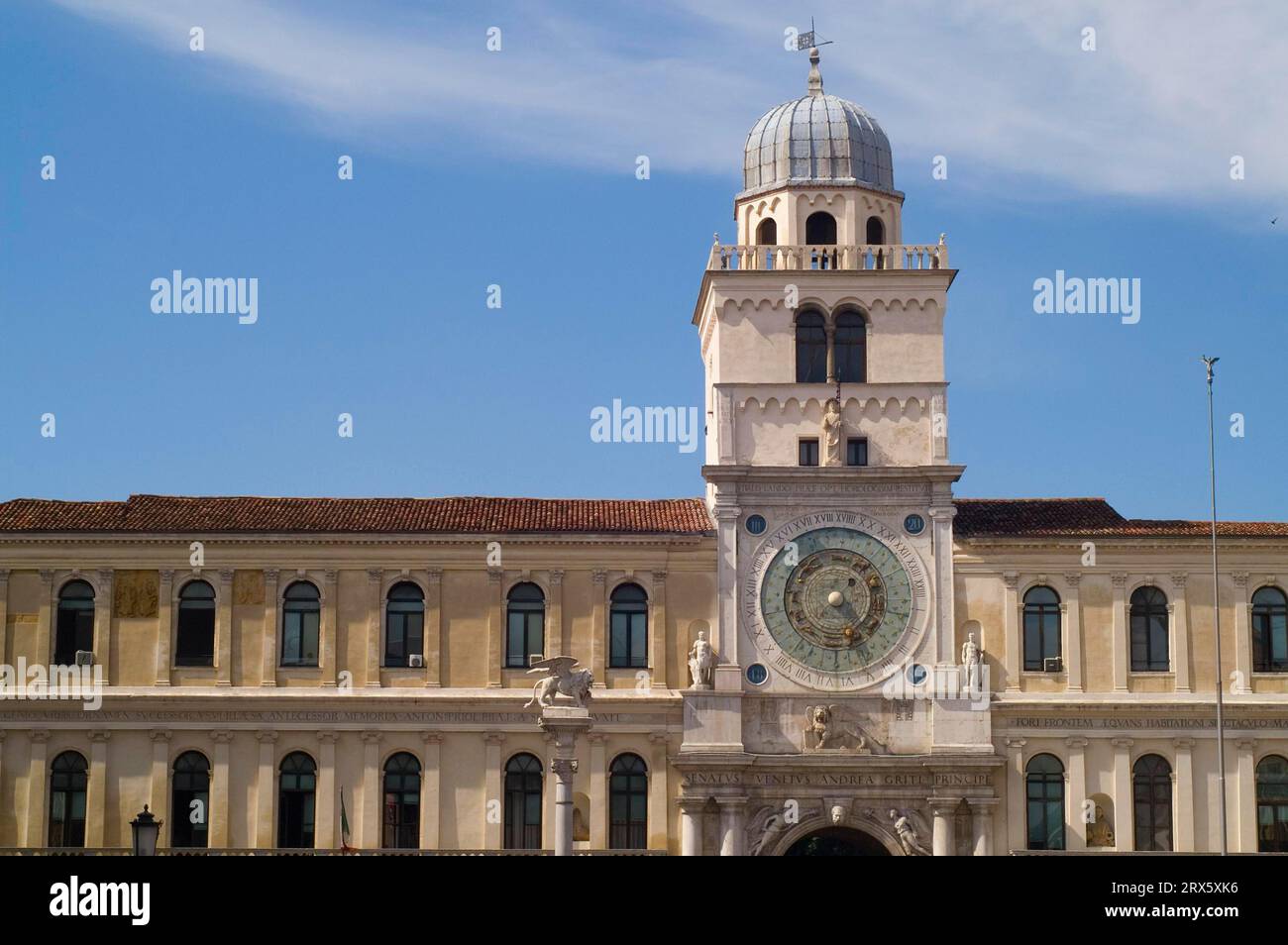 L'horloge astronomique de la Torre dell Orologio à Padoue (Padoue) Banque D'Images