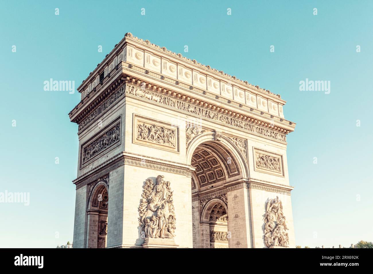 France, Ile-de-France, Paris, Arc de Triomphe Banque D'Images