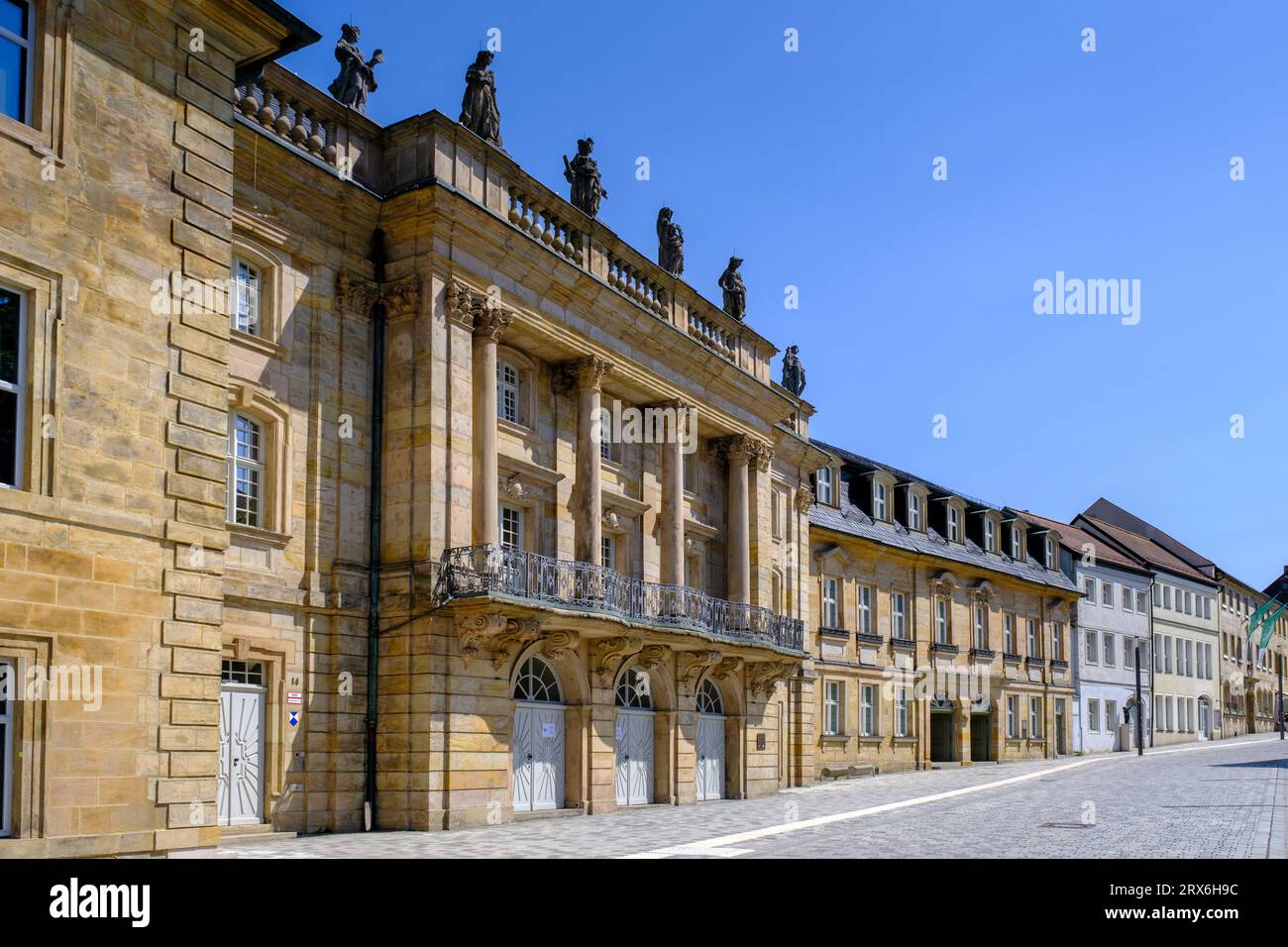 Allemagne, Bavière, Bayreuth, façade de l'Opéra Margravial Banque D'Images