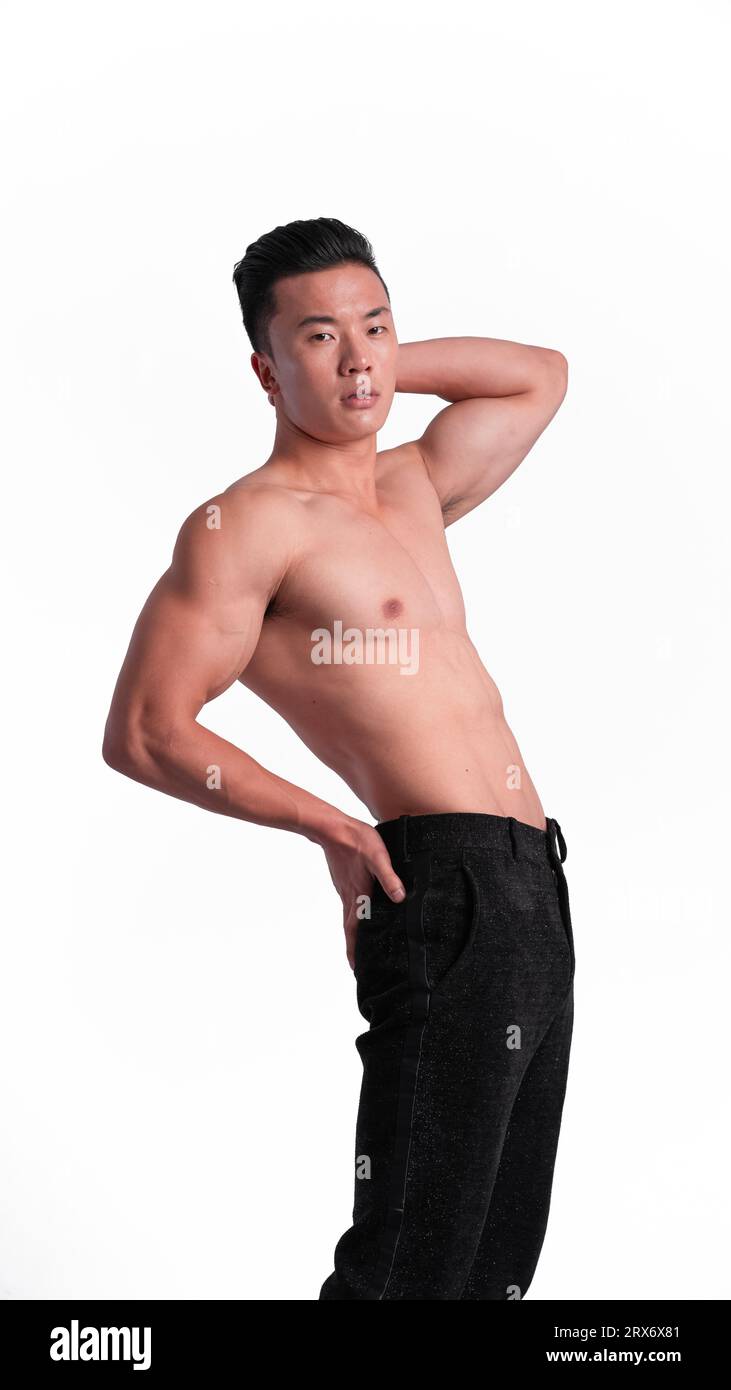 Modèle homme asiatique Banque D'Images