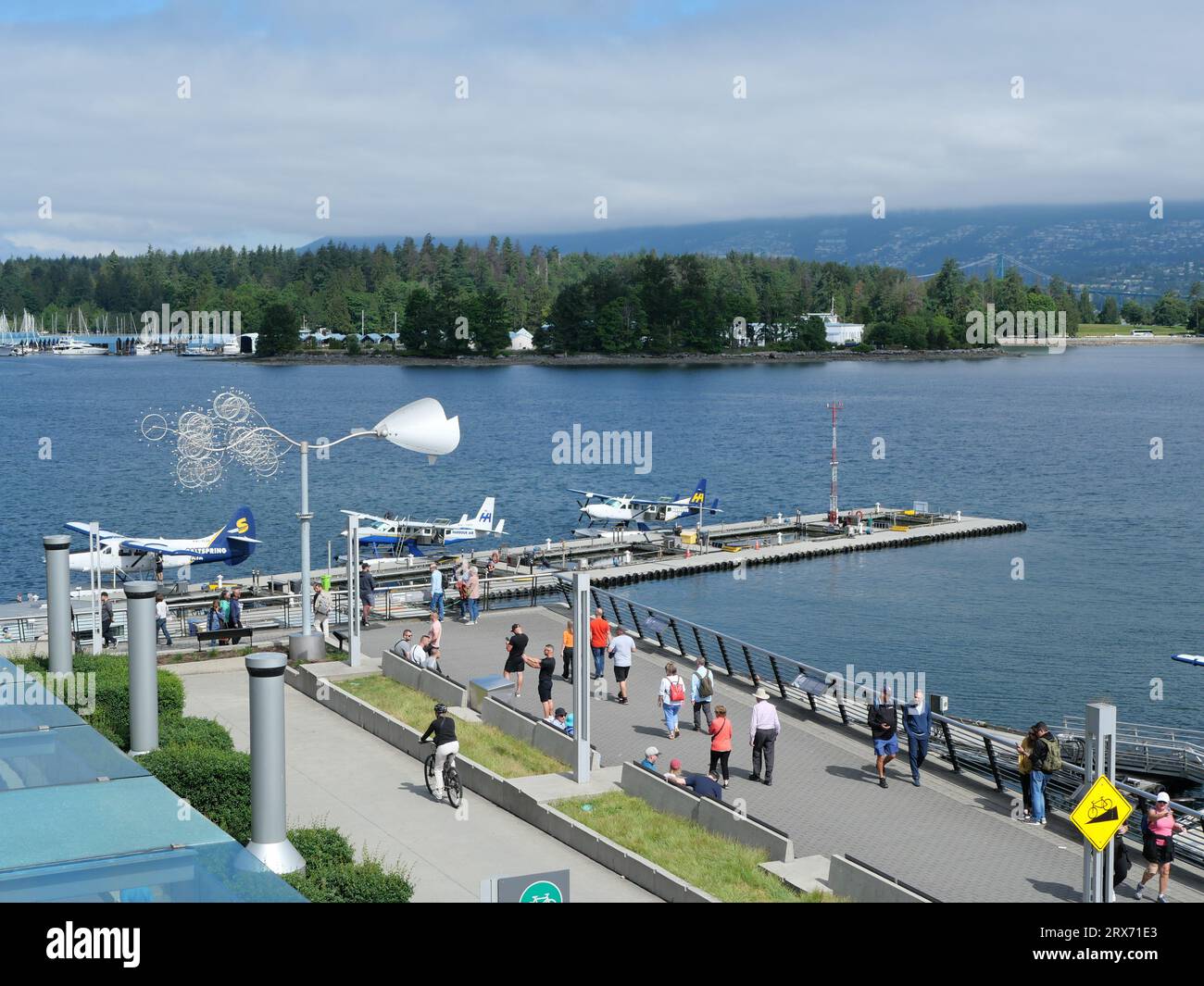 Le port de Vancouver Banque D'Images