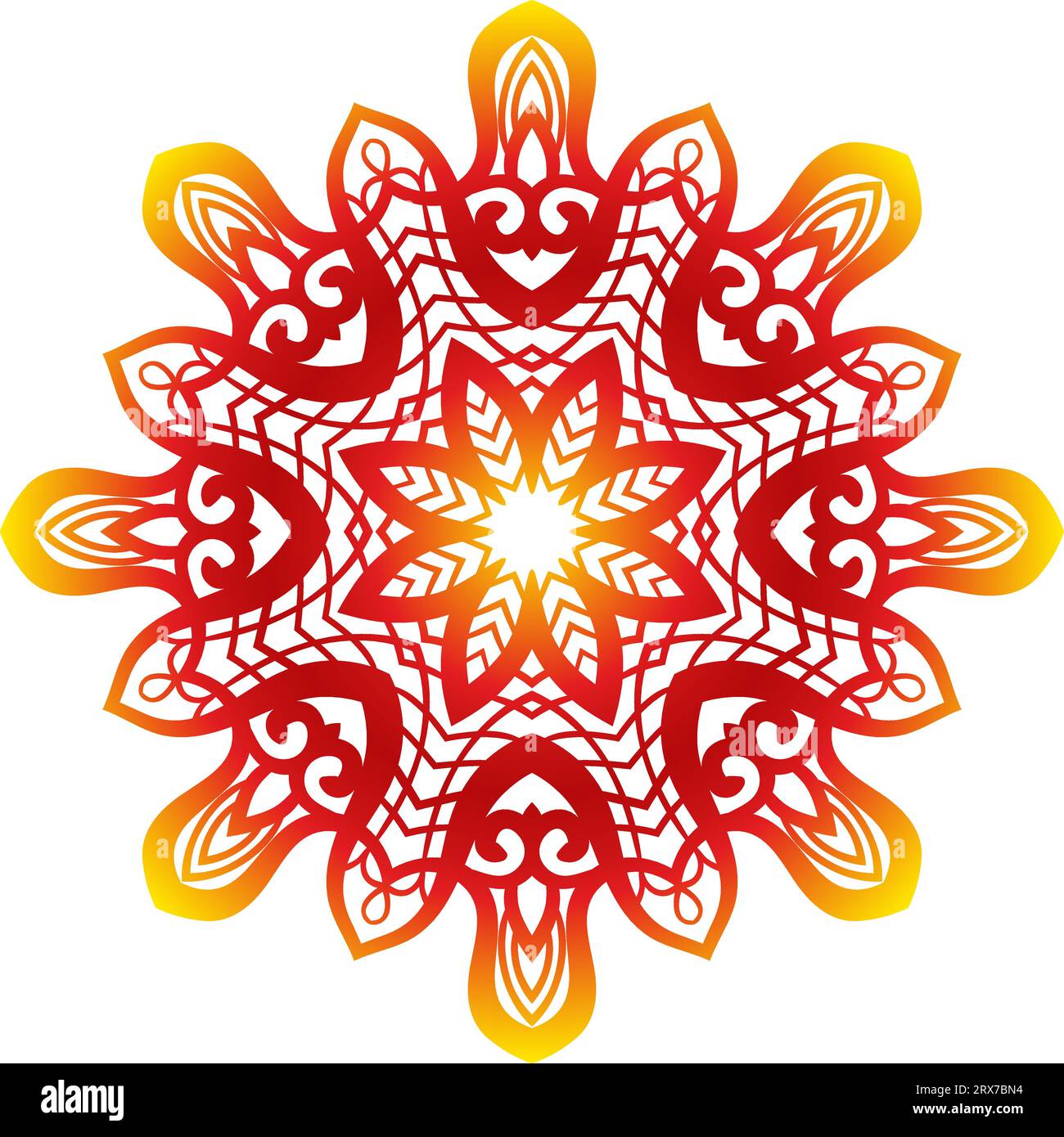 Motif Rond Circulaire centrale Banque d'images détourées - Alamy
