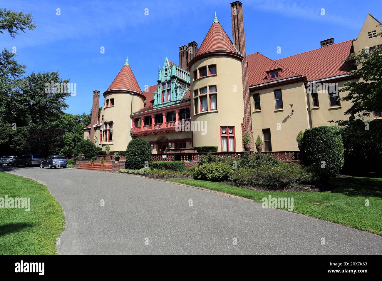 Coindre Hall Gold Coast Mansion Huntington long Island NY Banque D'Images